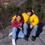 Great Picture Of Dustin & Josh Before Going Back Over Swinging Bridge.