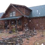 Snowing At The Cabin!
