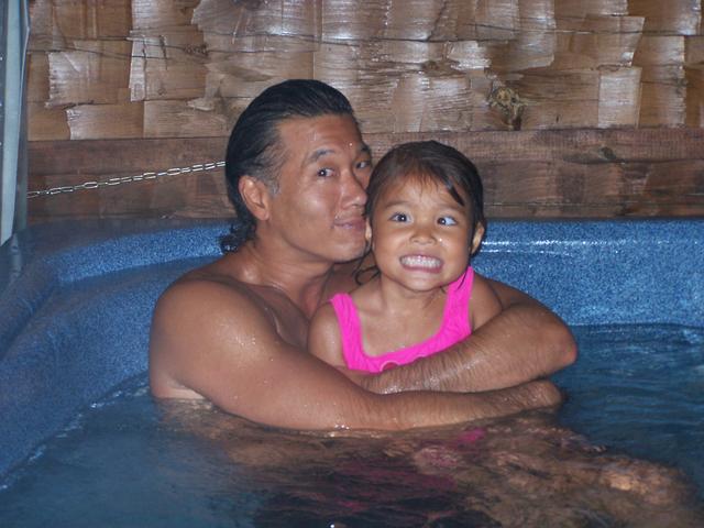Rick & Zoee' In The Hot Tub