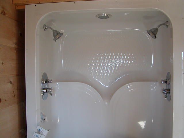 This Is A Two Person Shower Located In The Master Bath
