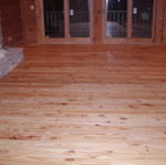 Main Room After Finishing Floors.