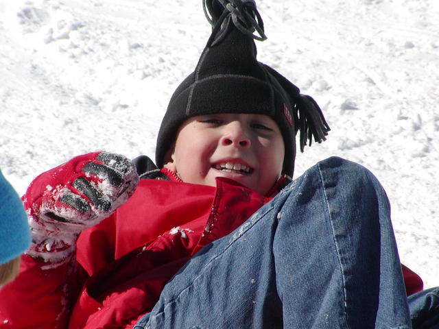 Dustin Wiping Out on Ski Beech February 2003.  Rocket Rat.
