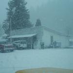 We Went To Eat Lunch At Todd's Country Store. It Was Snowing Really Hard.