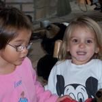 Zoee' and Karli, Thankgiving 2004