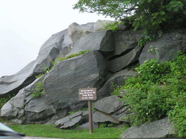 Rocks At The Beginning Of Trail