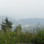 View Of The Great Smokey Mountains Taken From Clingmans Dome.
